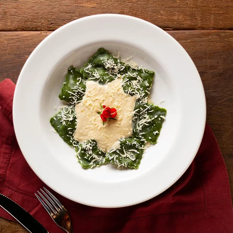 Ravioli Verde de Pera: Uma Surpresa Deliciosa na Cozinha do Mangaba