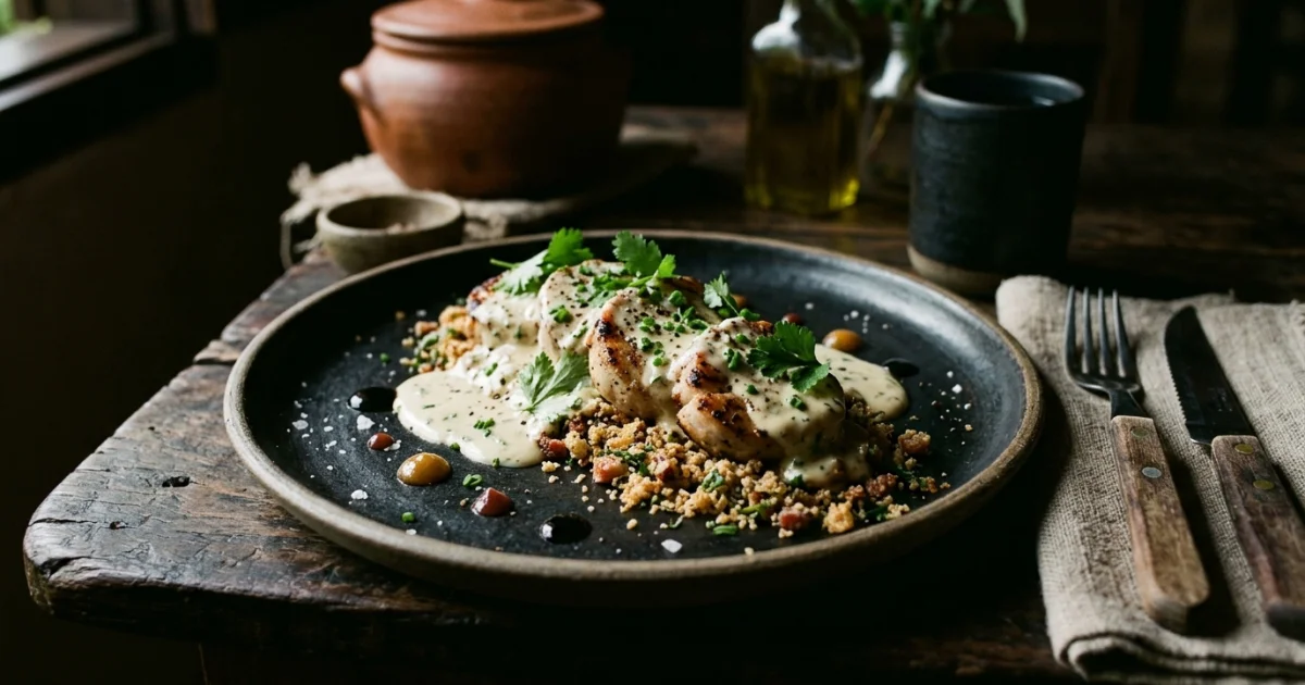 Jacaré com cream cheese