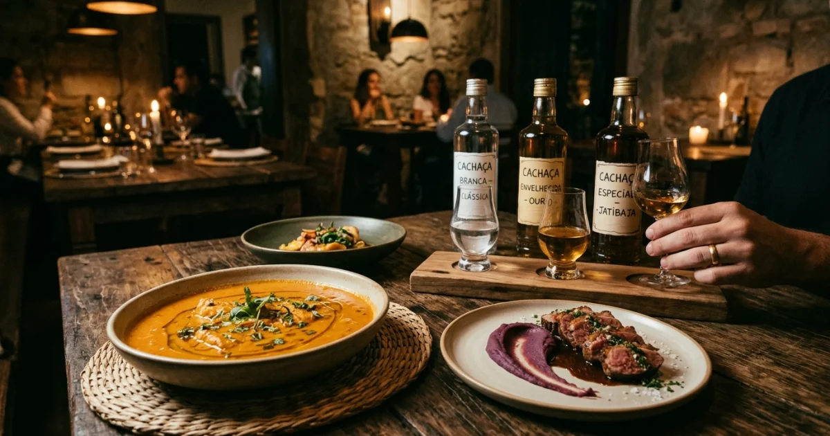 Cachaça na Alta Gastronomia: Tipos, História e Harmonizações com Pratos Brasileiros